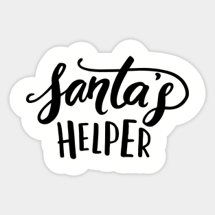 Santa's Helper Sticker